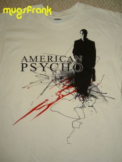 New American Psycho Movie Silhouette White T Shirt