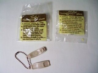 Vtg. Bell Telephone Trimline Touch Tone Phone Keychain Show Sealed
