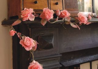 SASS & BELLE SHABBY CHIC ROSE FLOWER GARLAND ♥ PERFECT FOR WEDDING