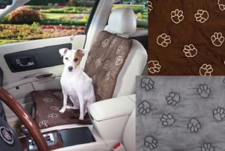 Bucket single polyester CAR SEAT COVER w/ sherpa Pet Dog Van Truck SUV