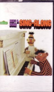 Sesame Street Bert Ernie Sing A Long Cassette Rare OOP