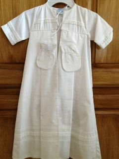 NWT Willbeth Baby, Infant, White Christening Baptism Gown Robe w