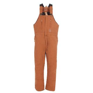 Berne B377 Mens Original Washed Insulated Bib Duck Overall   Quilt