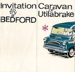 Bedford CA Martin Walter Caravan Utilabrake Early 1960s UK Market