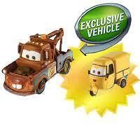 NEW Disney Pixar Cars 2 V2841 Race Team Mater & Sal Machiani 2 Car
