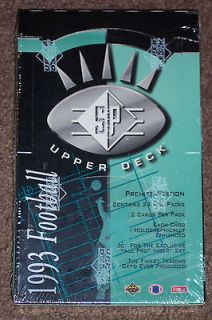 1993 UPPER DECK SP FOOTBALL BOX, Bettis, Bledsoe, Brunell, Hearst