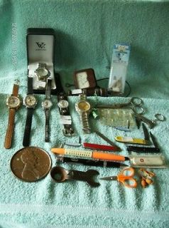 Junk Drawer Collectible Watches,Knives & Others No Junk