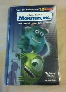 Monsters, Inc. (VHS, 2002, Clam Shell) RARE Clam Shell Disney