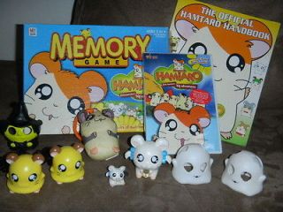 Hamtaro Bijou Hamster Memory Game DVD & Official Handbook Toy Figures