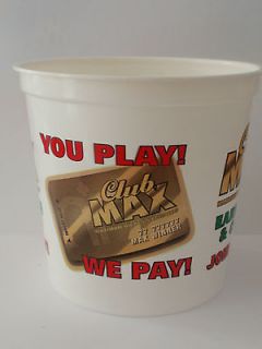 MAXIM Casino Las Vegas SLOT TOKEN CUP / COIN CUP / Bucket