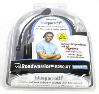 NEW Blue Parrott VXI Roadwarrior B250 XT Trucker Bluetooth Headset