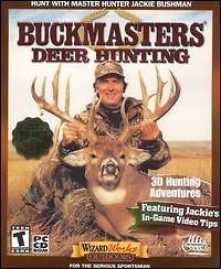 Buckmasters Deer Hunting PC CD hunt buck bow gun shooting game Jackie