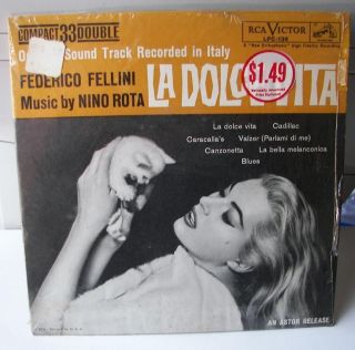 1961/ LA DOLCE VITA RCA Victor LPC 136/ COMPACT 33 DOUBLE/Nino Rota