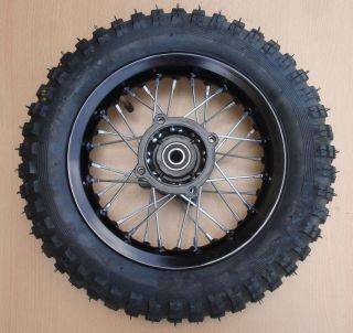 10 Wheel Tire Rim XR50 CRF50 110cc 125cc Dirt Pit Bike 3.00 10 BLACK