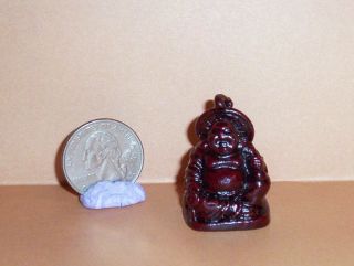 Dollhouse Miniature Buddha Statue   Happy Home
