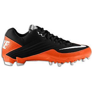nike speed TD low football/lacro sse cleat/cleats black orange super