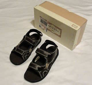 Boys size 3 The Original Arizona Jean Company Caden Brown Sandals
