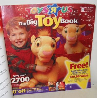 3055 Toys R Us 2003 Big Toy Book Holiday Toy Catalog