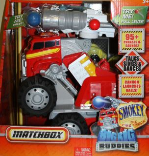 Matchbox Smokey Fire Truck Big Rig Buddy includes DVD 95 Phrases