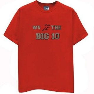WE RUN THE BIG TEN t shirt jersey state ohio funny vintage braxton