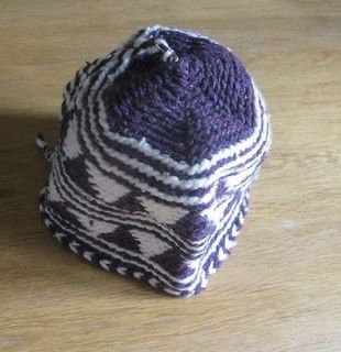 Handmade Pure Wool Berber Beanie Hat. Super Quality & super warm Ski