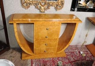 Art Deco Chest Drawers Console Table 1920s Furniture