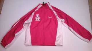 Cheer warmup jacket. Bright red A logo 36 chest