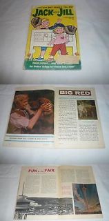 June 1962 Jack+Jill ~ Disneys BIG RED ~ Irish Setter, Seattle Worlds