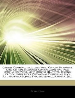Articles on Chinese Clothing, Including Ming Official Headwear, Qing