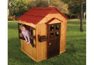 Childs Outdoor Playhouse ~ 59 Tall ~ Wooden ~ Weather Resistant