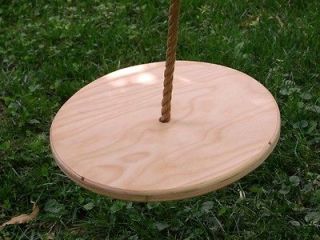 Wood Disc Swing and Rope