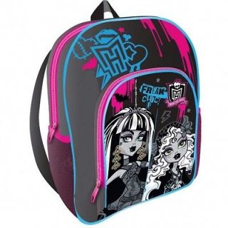 Monster High Freak Chic School Bag Rucksack Backpack Brand New Gift