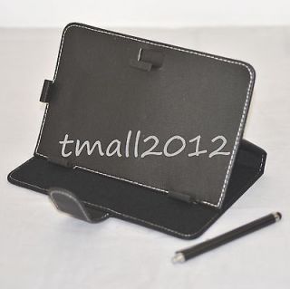 Black Magic Leather Case+Stylus For 9.7 Mach Speed Trio Stealth Pro