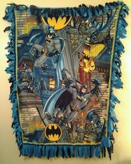 DC Comics Batman Fleece Throw Blanket Handmade New 36x50