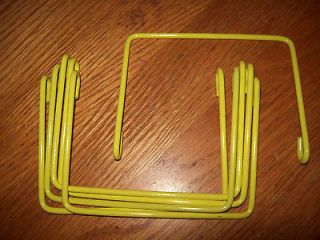 YELLOW CAGE HANDLES dog cat parts for wire bird animal carry cages