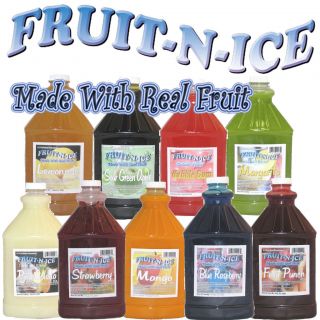 Fruit N Ice   Granita Mix Variety 6 Pack Case