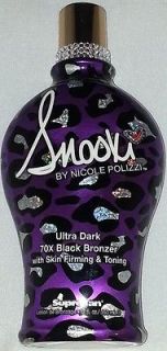 Ultra Dark 70X Black Bronzer Skin Firming Tanning Bed Lotion by Supre