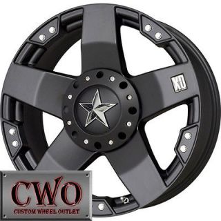 20 Black Rockstar Wheels Rims 6x135/6x139.7 6 Lug F150 Chevy Escalade