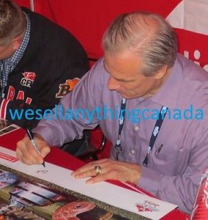 Bob Bronk Autographed Toronto Argonauts 100th Grey Cup Poster CFL
