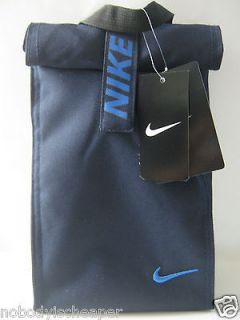 Nike Lunch Box/Bag Tote School Lunch Bag   Black, Navy, Gray