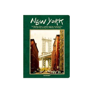 New York Blank Notebook Journal sketch book NYC paper ruled plain