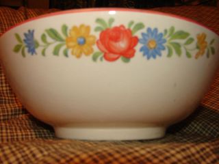 Vintage Universal Cambridge Oven Proof floral Bowl