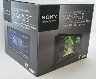NEW SONY XAV 72BT 7 DOUBLE DIN CAR DVD  RECEIVER BLUETOOTH IPOD