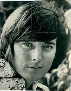 1971 Bobby Sherman Singer Face Closeup Musician Artist Eyes Press