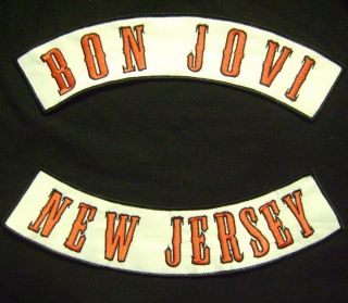 JON BON JOVI TOP & BOTTOM 1995 WEMBLEY STADIUM BACK OF JACKET 2 PATCH