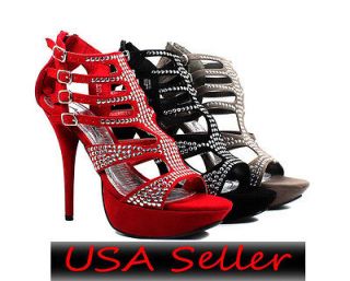 Fashion Wedges Sandals Party/Prom Platform 5 inch High Heel Women