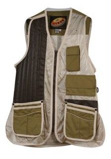Shooting Vest   Right Hand, Olive/Beige, choice of size M, L, XL, 2XL