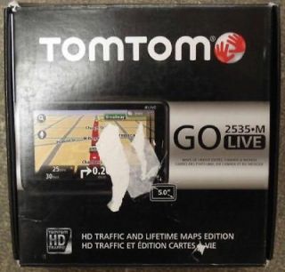 TOMTOM GO LIVE 2535M 5 INCH BLUETOOTH GPS NAVIGATOR $300   AS IS
