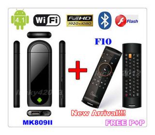 8G Bluetooth MK809II Android tv box 4.1 mini PC dual core RK3066 +Fly
