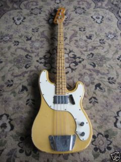 1973 Fender Telecaster Bass blonde olympic white